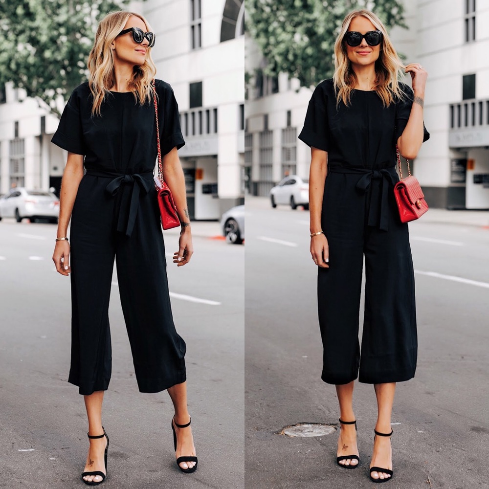 NWT Everlane Japanese GoWeave Short Sleeve Jumpsuit